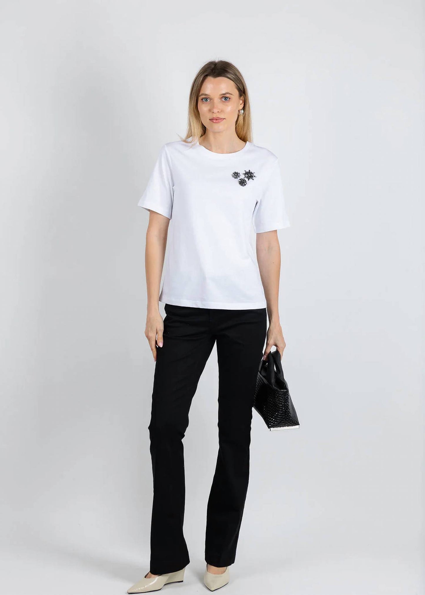 Flower Gem Short Sleeve Tee