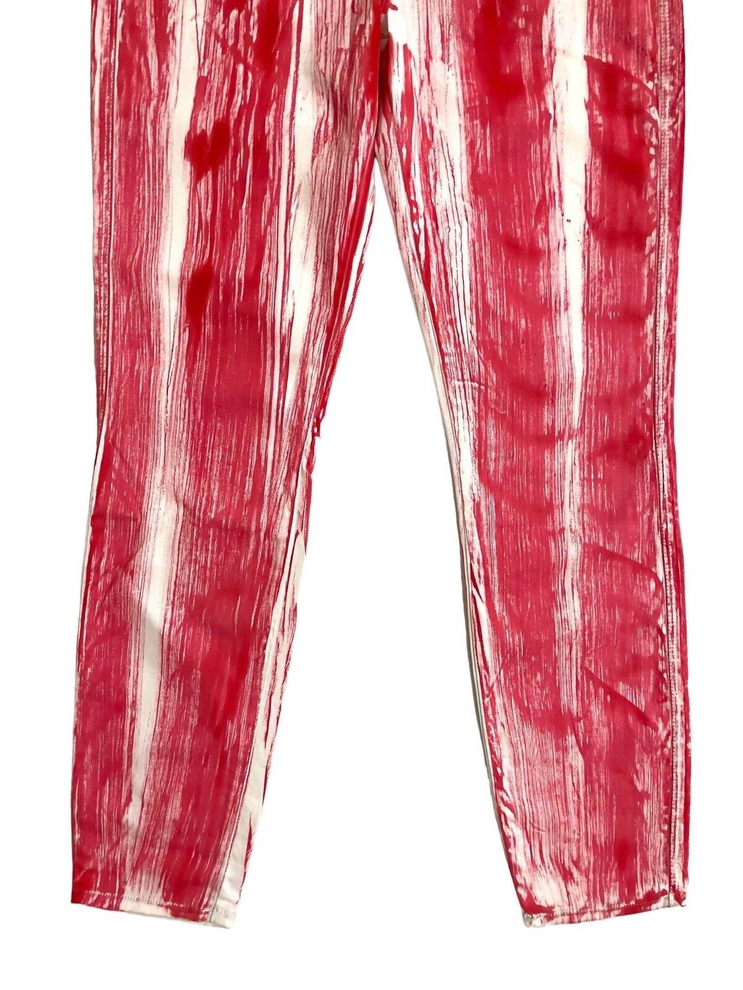 Genetic - Women's Shya Crop Mid Rise Stretch Brushstroke Jeans - Rack Hunt -