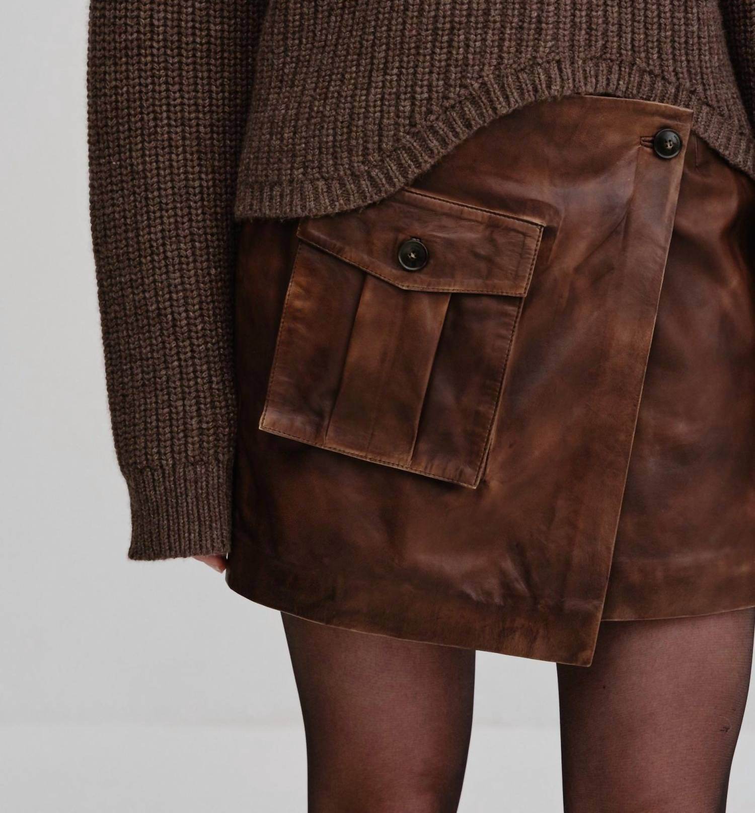 Herskind - Wax Mini Skirt - Rack Hunt