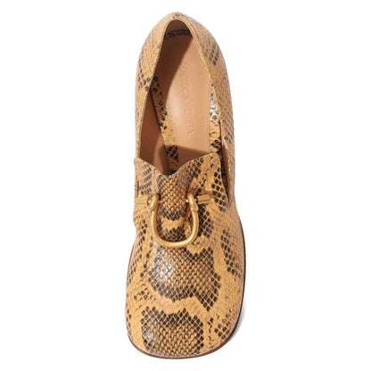 Women's Python Leather Pattern Pumps