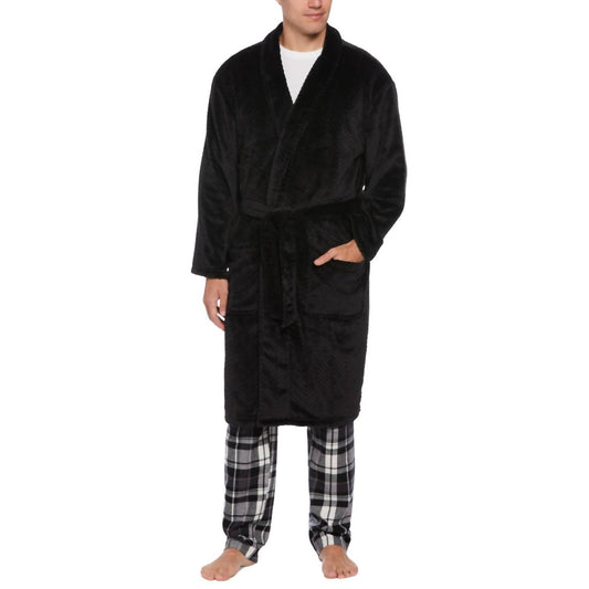 Portfolio Herringbone Textured Robe