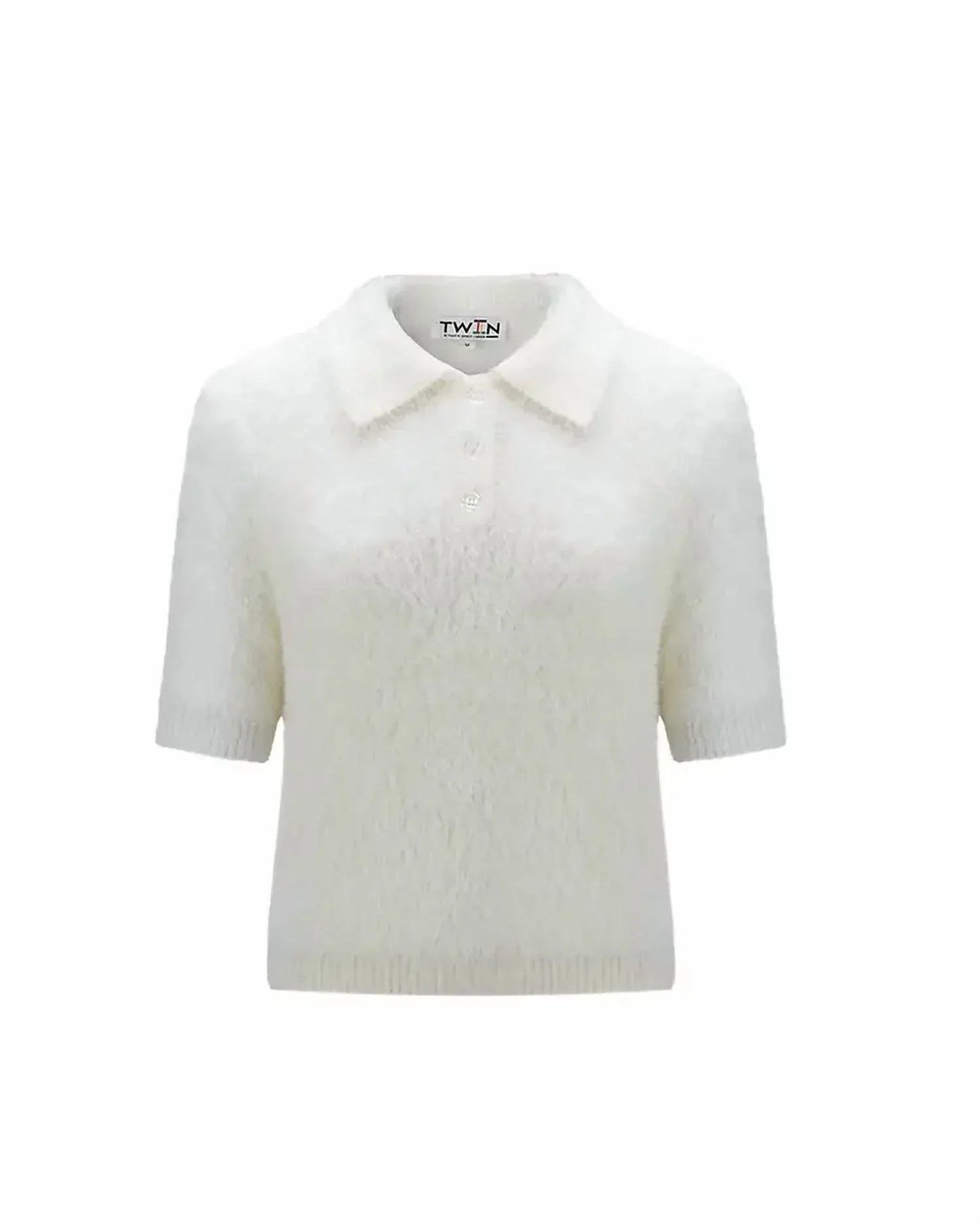 T.W.I.N. That’s What I Need - Fuzzy Cropped Polo - Rack Hunt