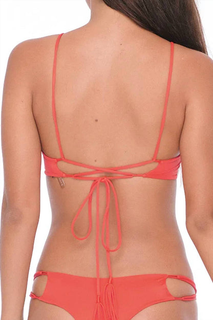 Hapa Lace Up Bikini Top