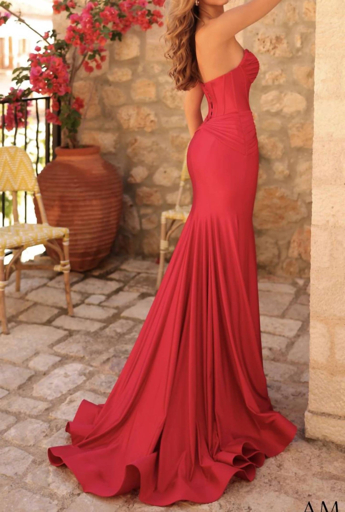 Sweetheart Corset Mermaid Prom Gown