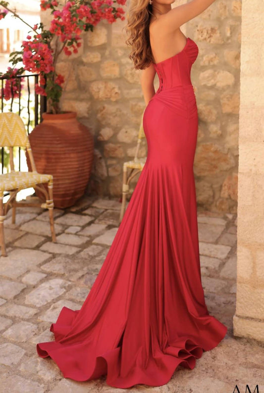 Sweetheart Corset Mermaid Prom Gown