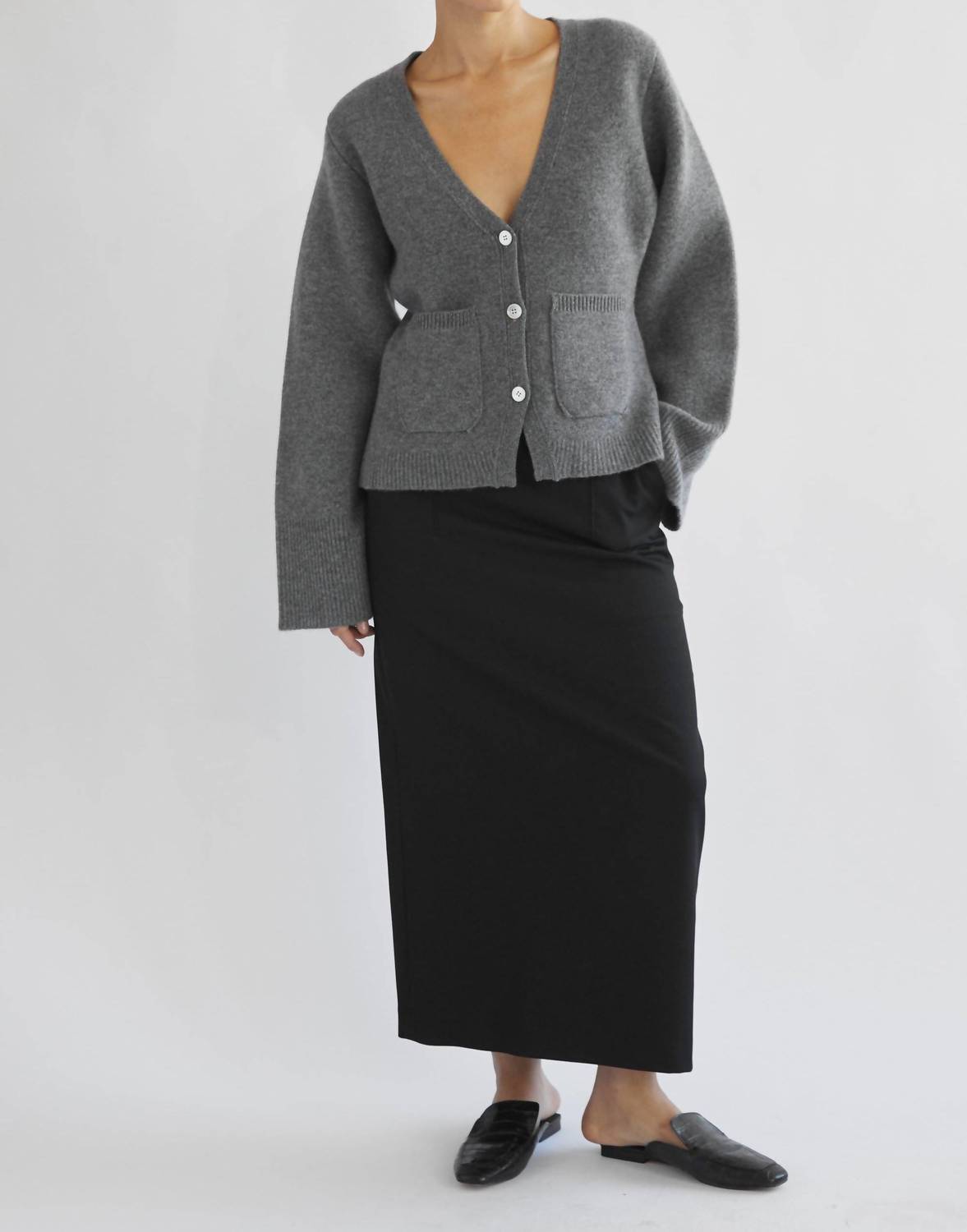 Women's V Neck Cardigan