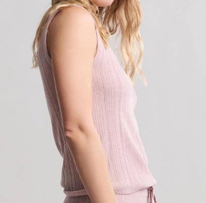 Cozychic Ultra Lite Cable Knit Tank