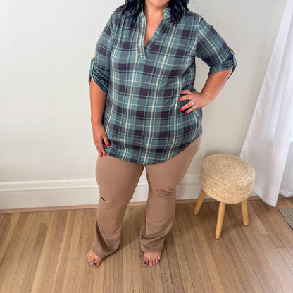 Jamie Three Quarter Sleeve Top