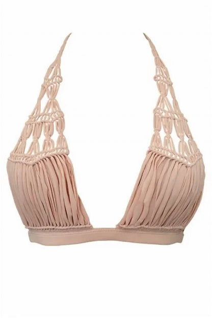 Outlaw Macrame Bikini Top