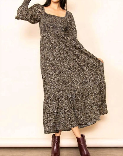 Elloh - Women's Leopard Maxi Dress - Rack Hunt