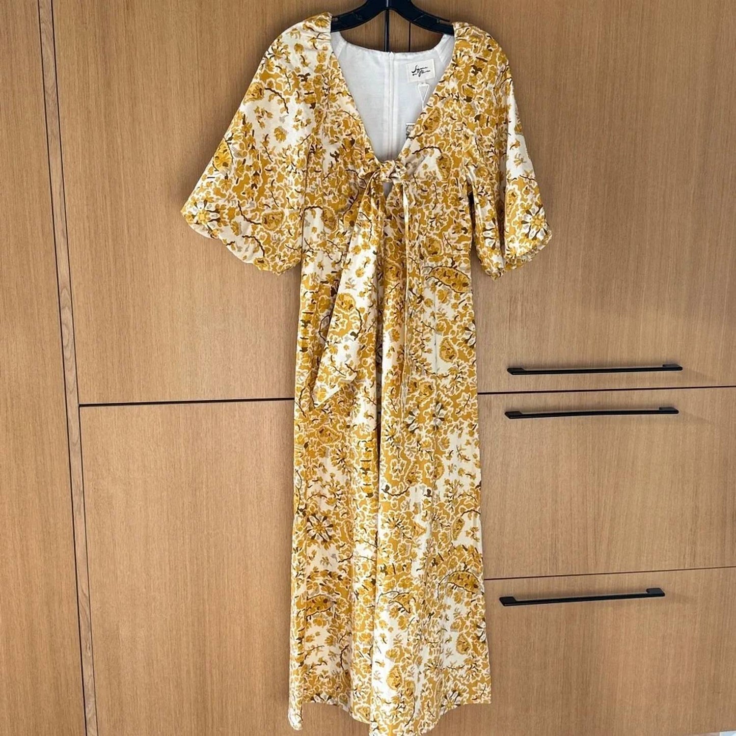 Robe Longue Neomie Alcazar Ocre Dress