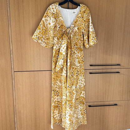 Robe Longue Neomie Alcazar Ocre Dress