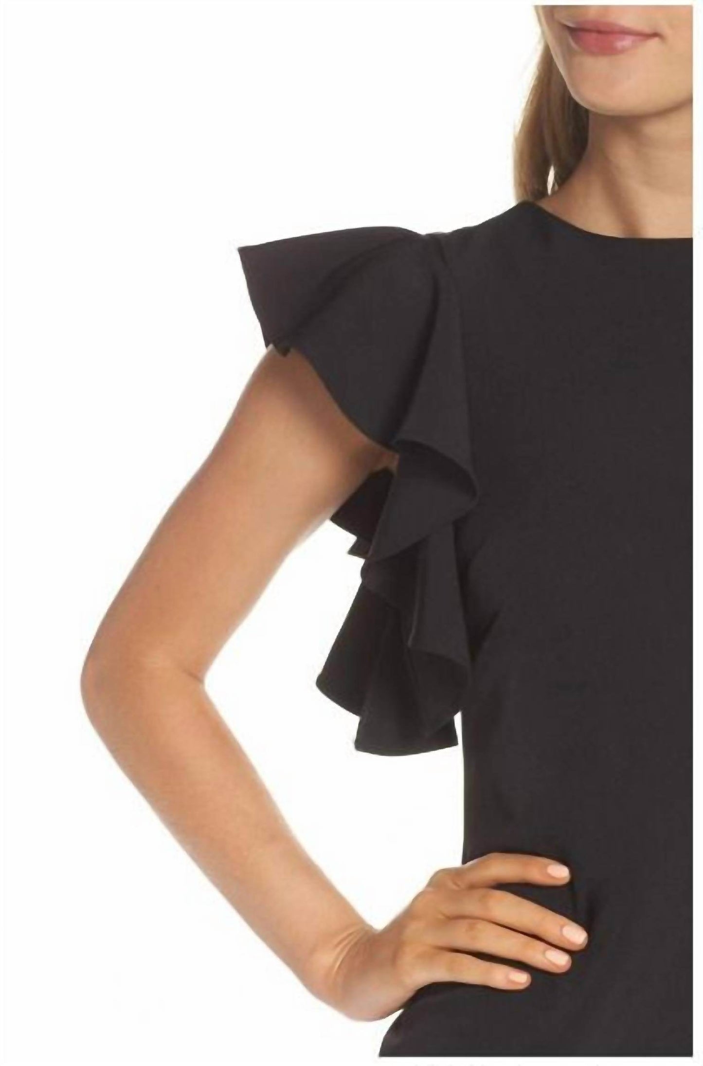 Julia Jordan - Sleeveless Ruffle Short Cocktail Sheath Dress - Rack Hunt -