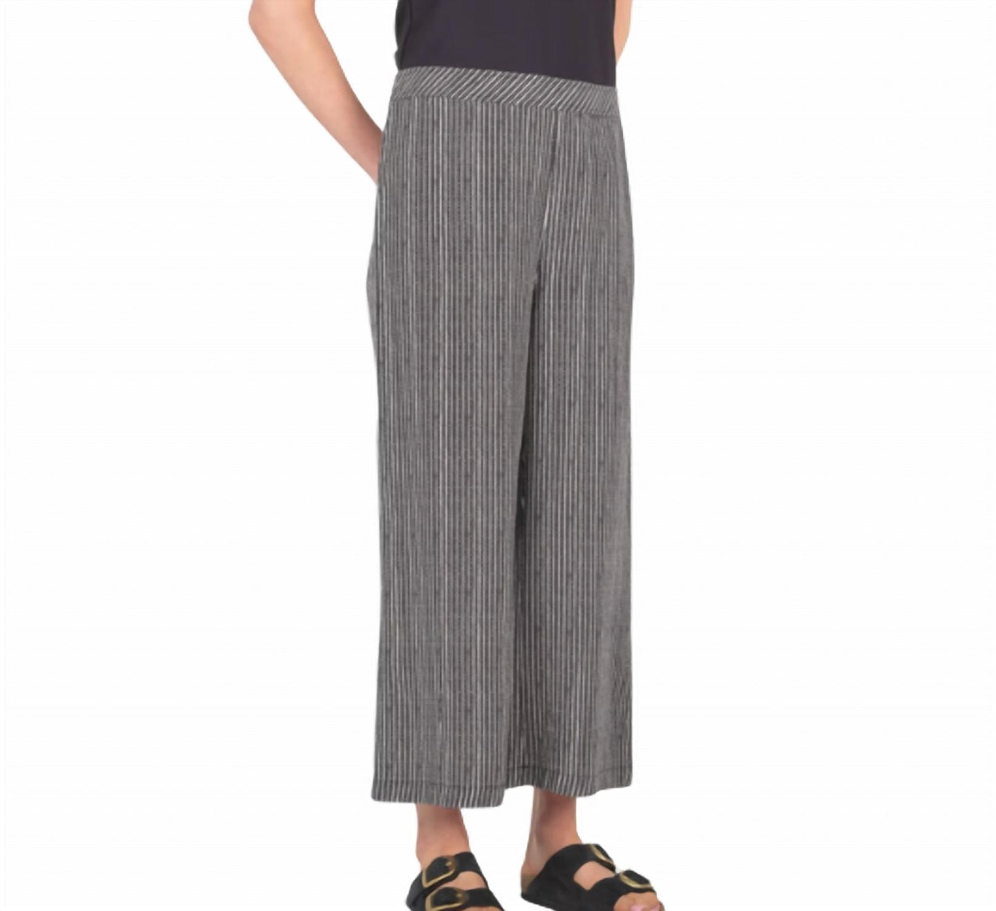 Pull On Print Crop Pant