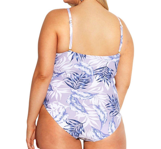 Raisins - Curve Ola Lace High Neck One Piece Swimsuit - Plus - Rack Hunt -