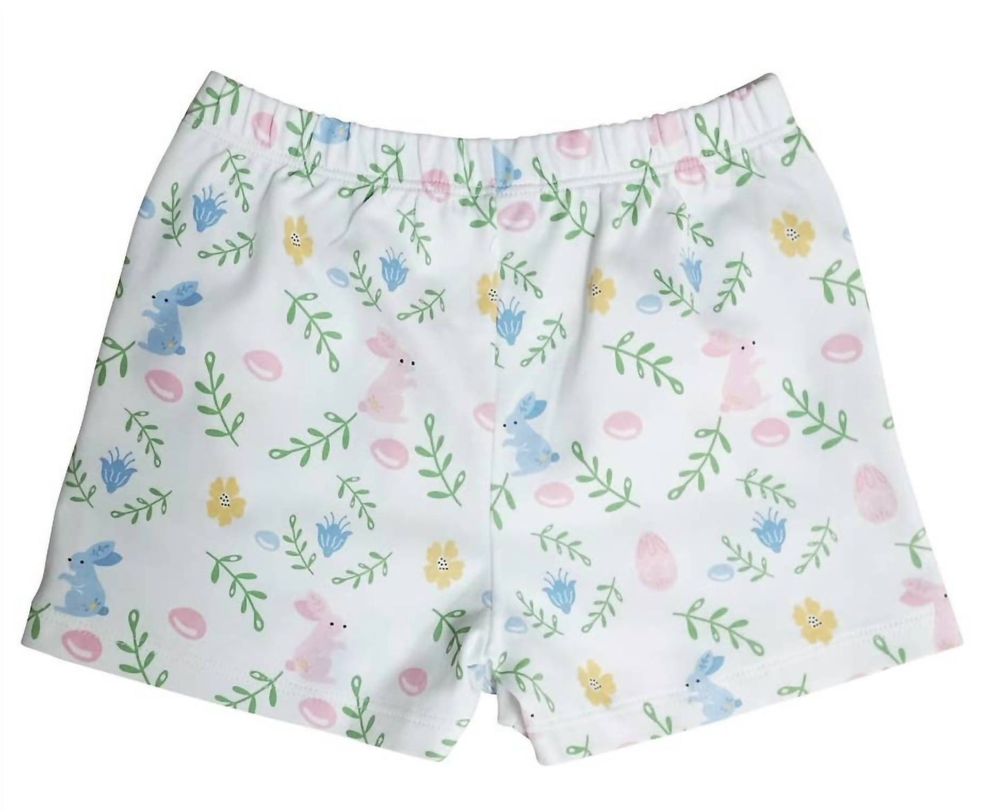 Girl's Skort Easter Floral with Bunnies