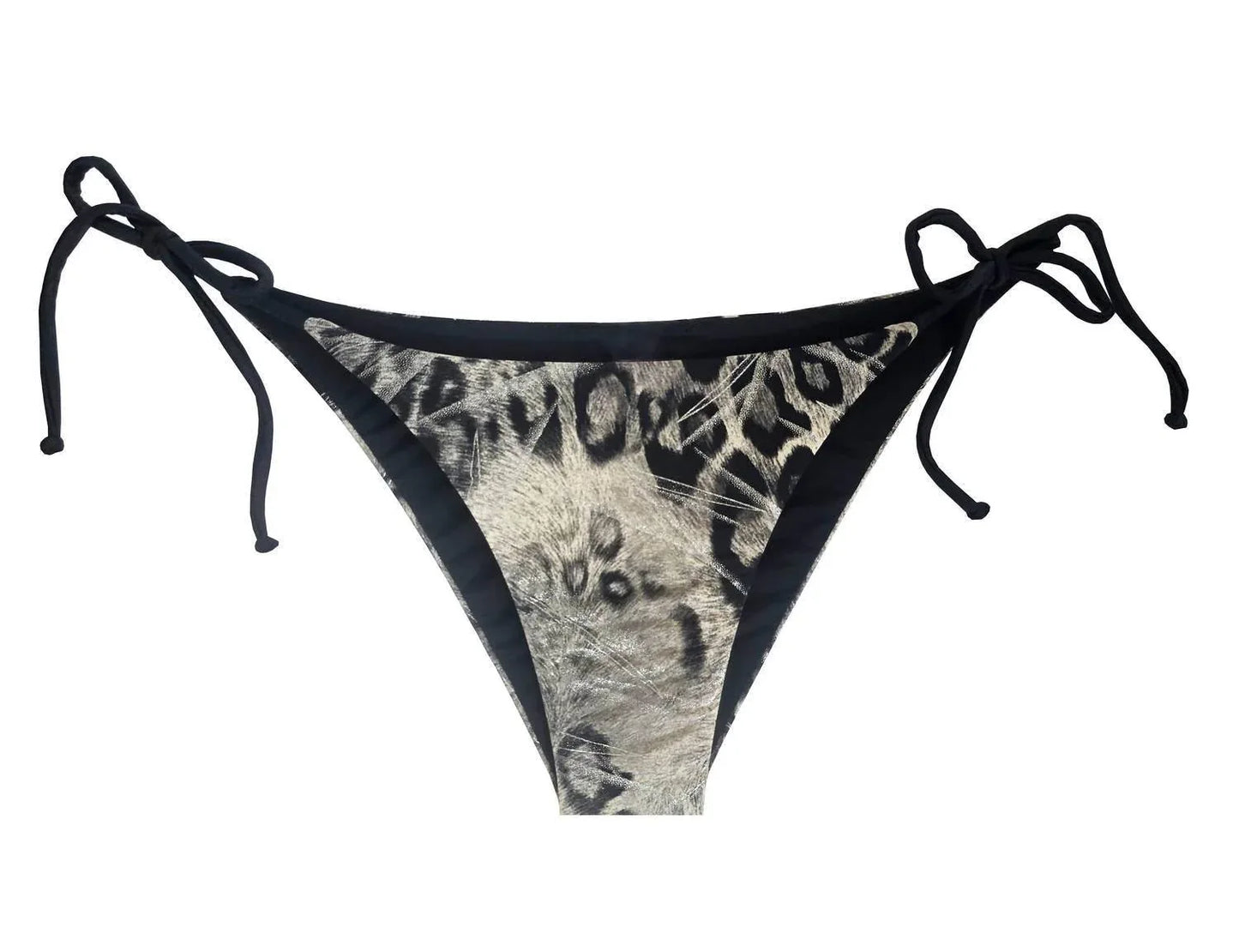 Ula Swimwear - Women's Reversible Cheetah Print Bikini Bottom - Rack Hunt