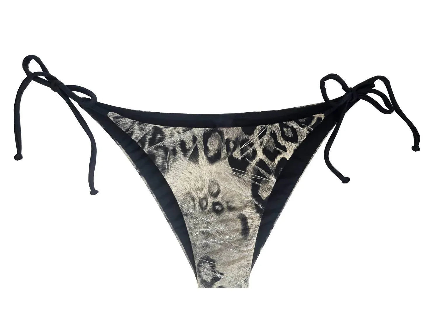 Ula Swimwear - Women's Reversible Cheetah Print Bikini Bottom - Rack Hunt