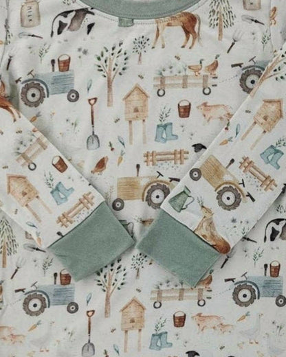 Kid's Little Farm Bamboo Set
