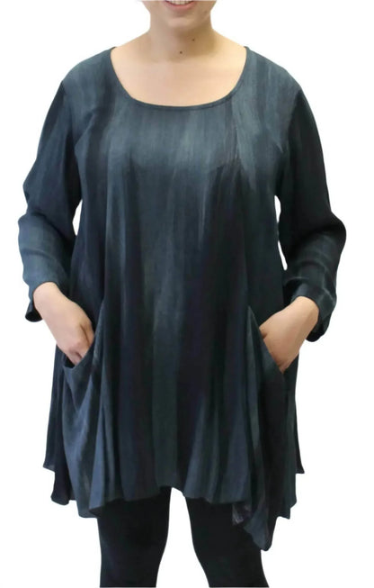 Modesce - Hand Painted Two Pocket Swing Tunic - Rack Hunt