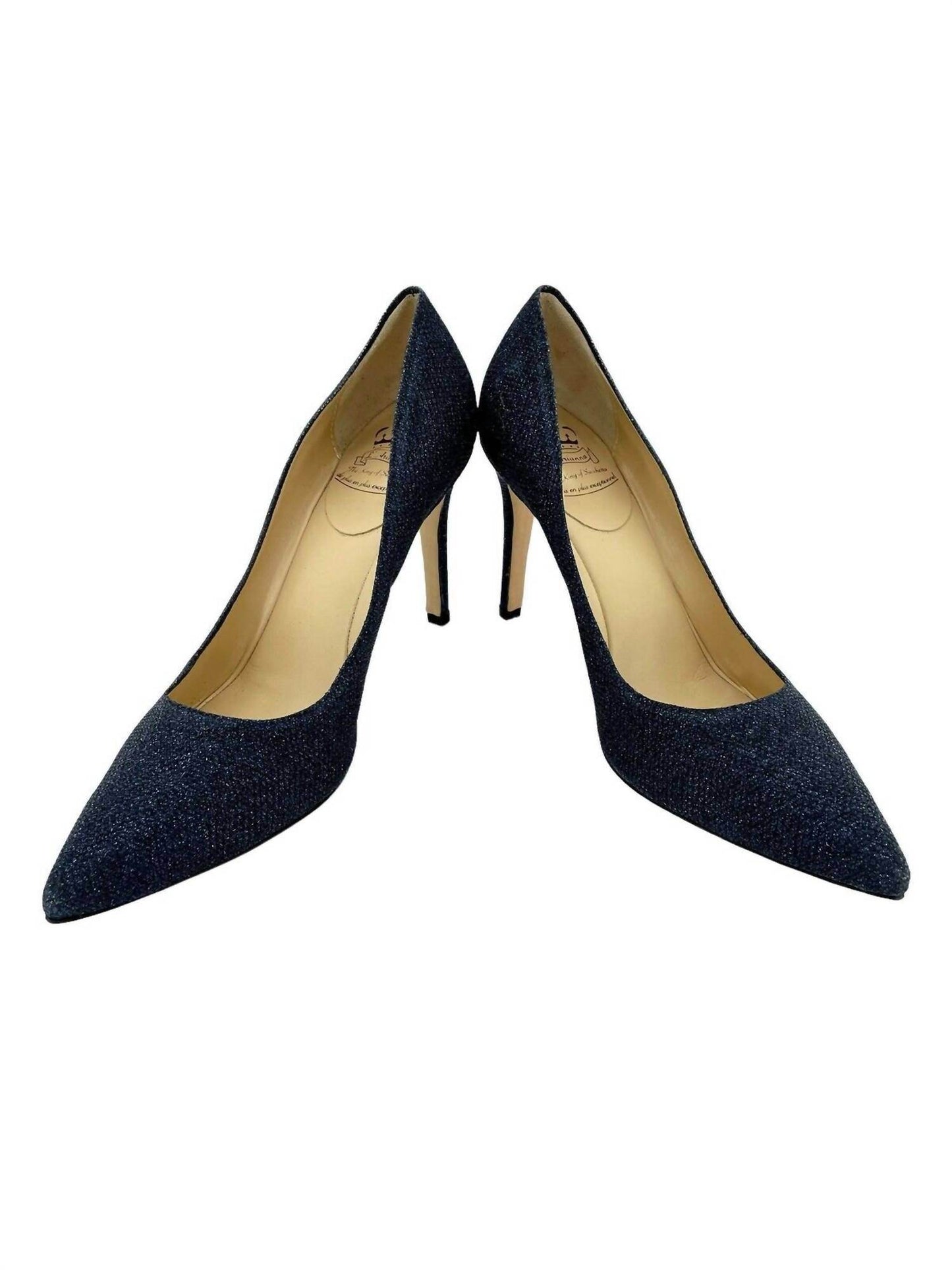 L'Arianna - Women's Glitter Mesh Stiletto Heels - Rack Hunt -