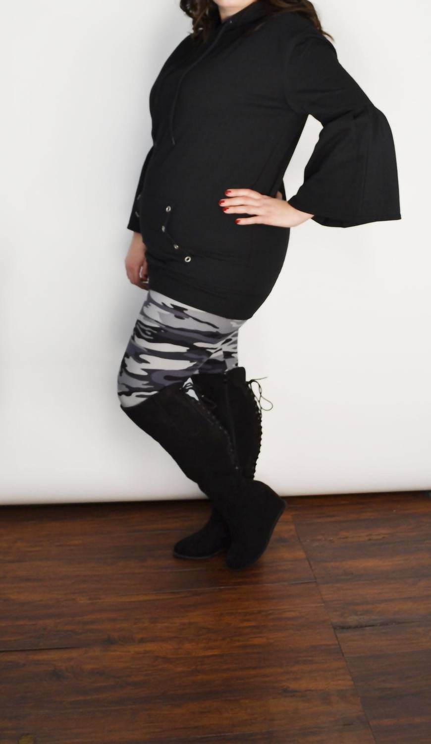 Tough Luv - Bell Sleeve Hoodie - Rack Hunt -