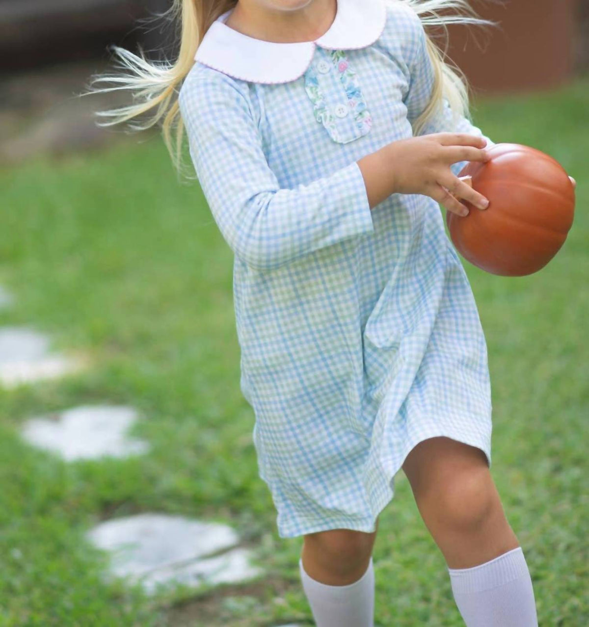Kids' Christina & Cameron Plaid A-line Dress