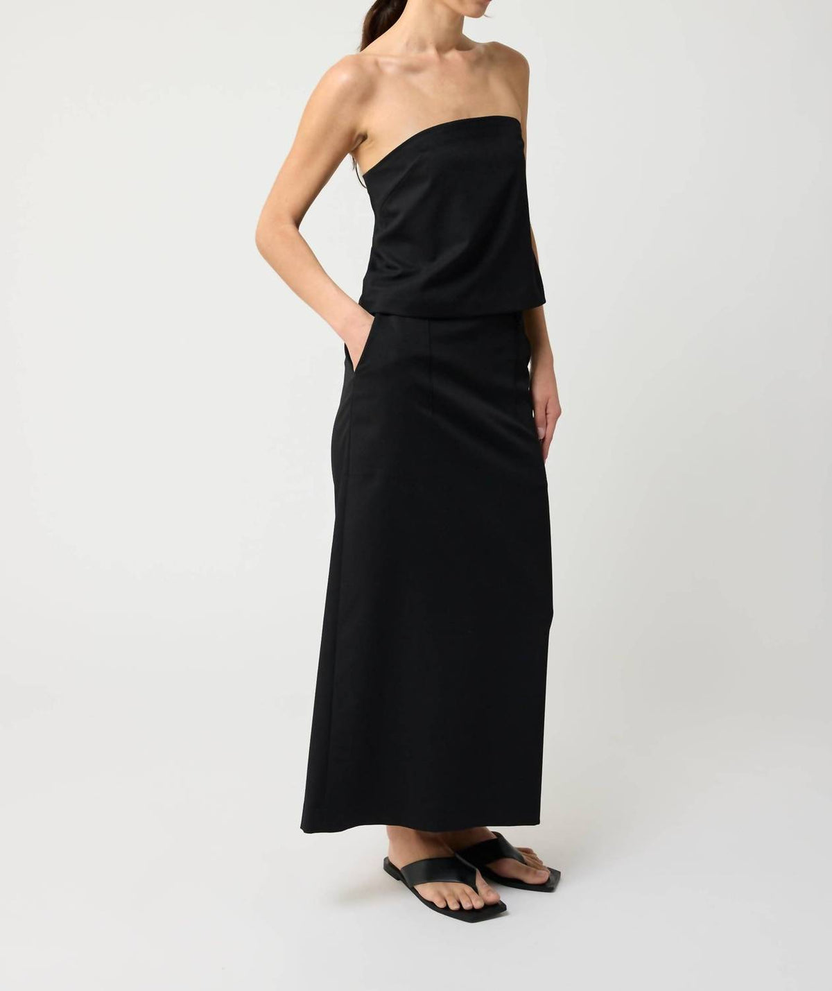 Women's Strapless Tencel Top