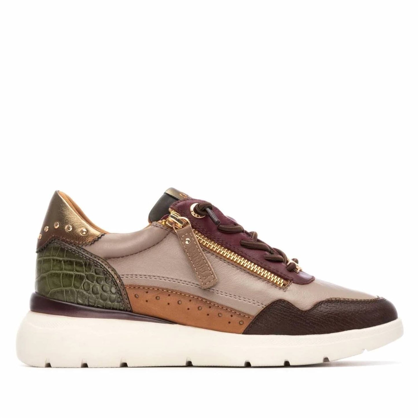 Women's Leather Casual Slip On Sneakers