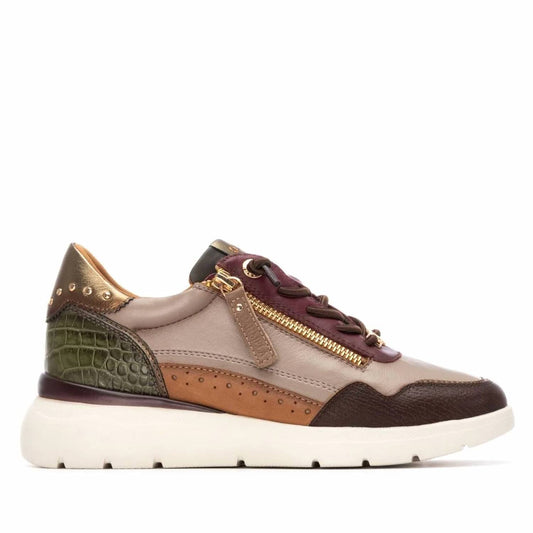 Women's Leather Casual Slip On Sneakers