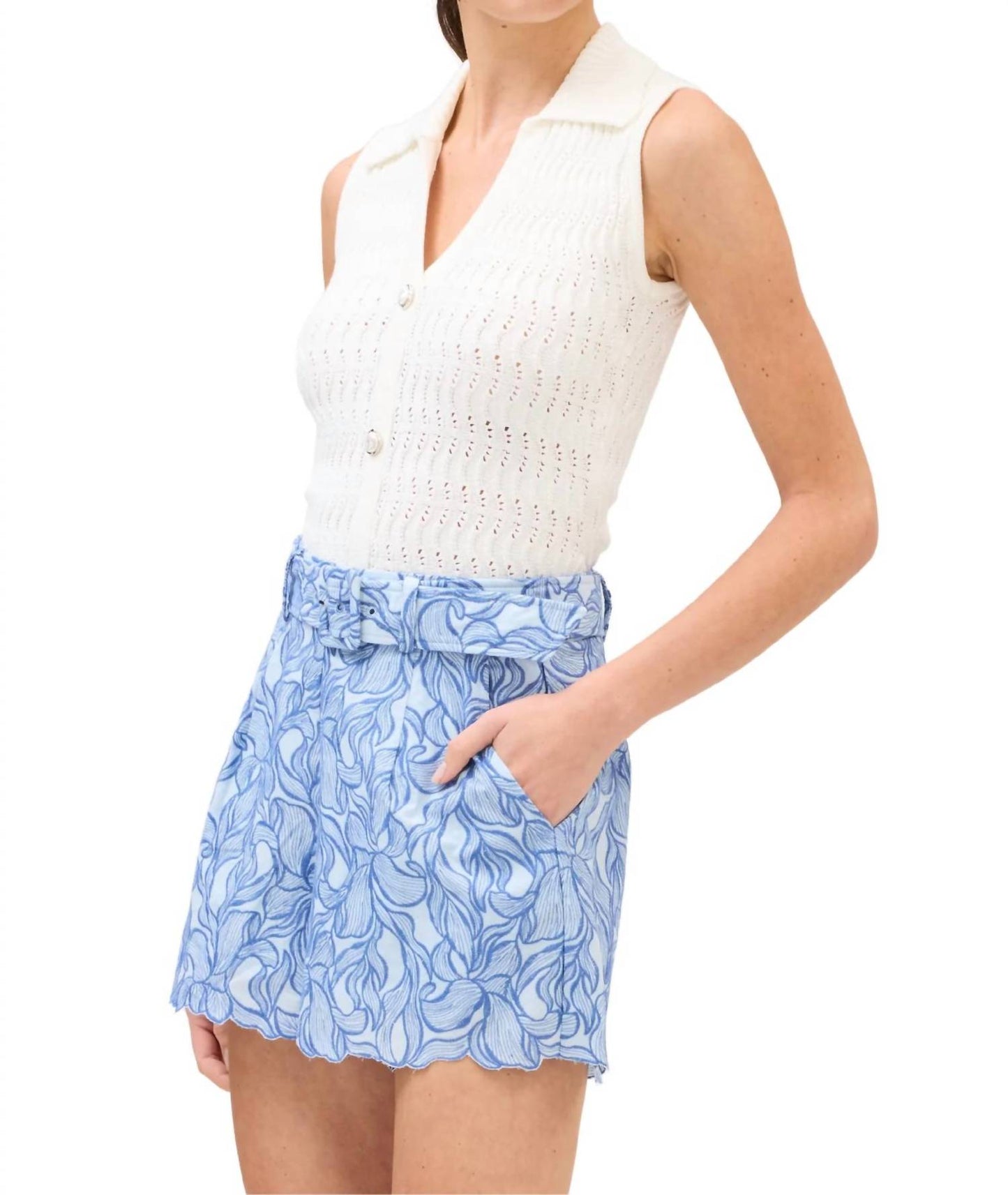 Ainsley Embroidered Shorts