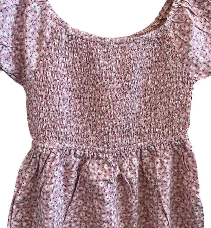 Girl's Viscose Floral Romper