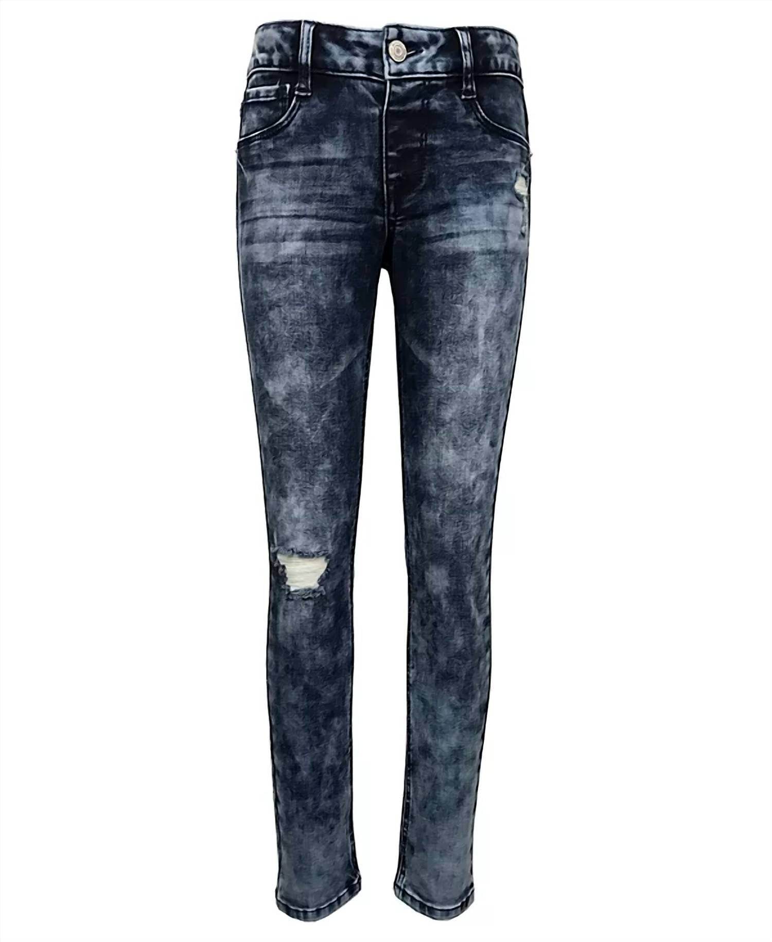 Imperial Star - Big Girls Pull On Destructed Skinny Jeans - Rack Hunt -