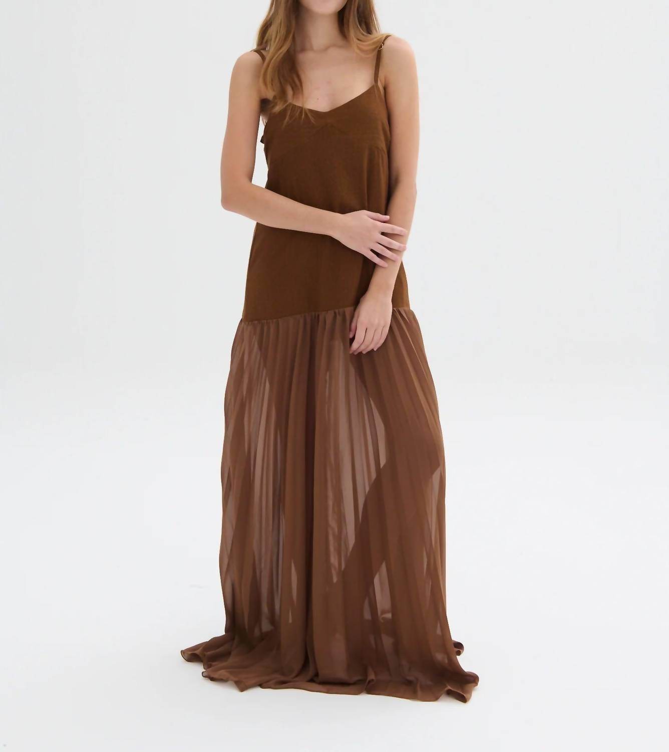 Nelblu - Brisa Linen Strap Maxi Dress - Rack Hunt -