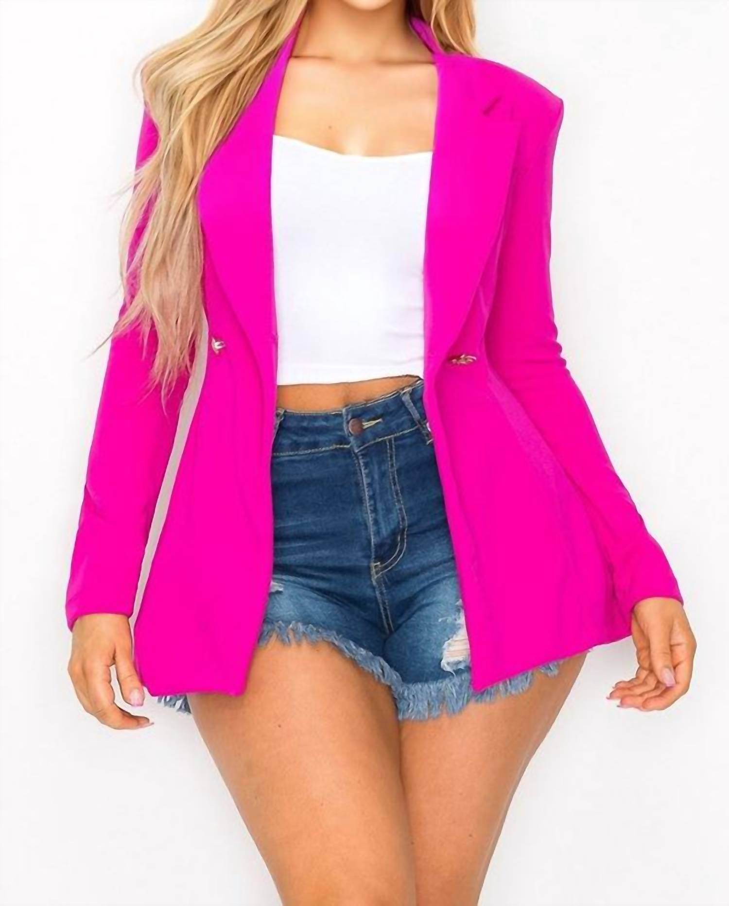 GIBIU - Single Button Blazer - Rack Hunt -