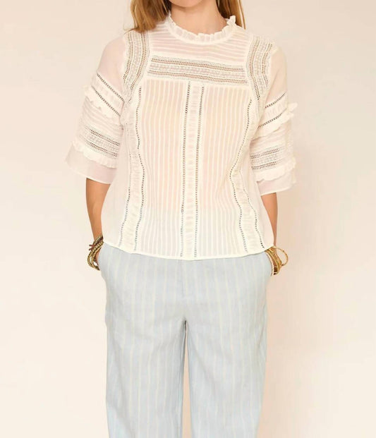 Carolina Ruffled Sleeves Blouse