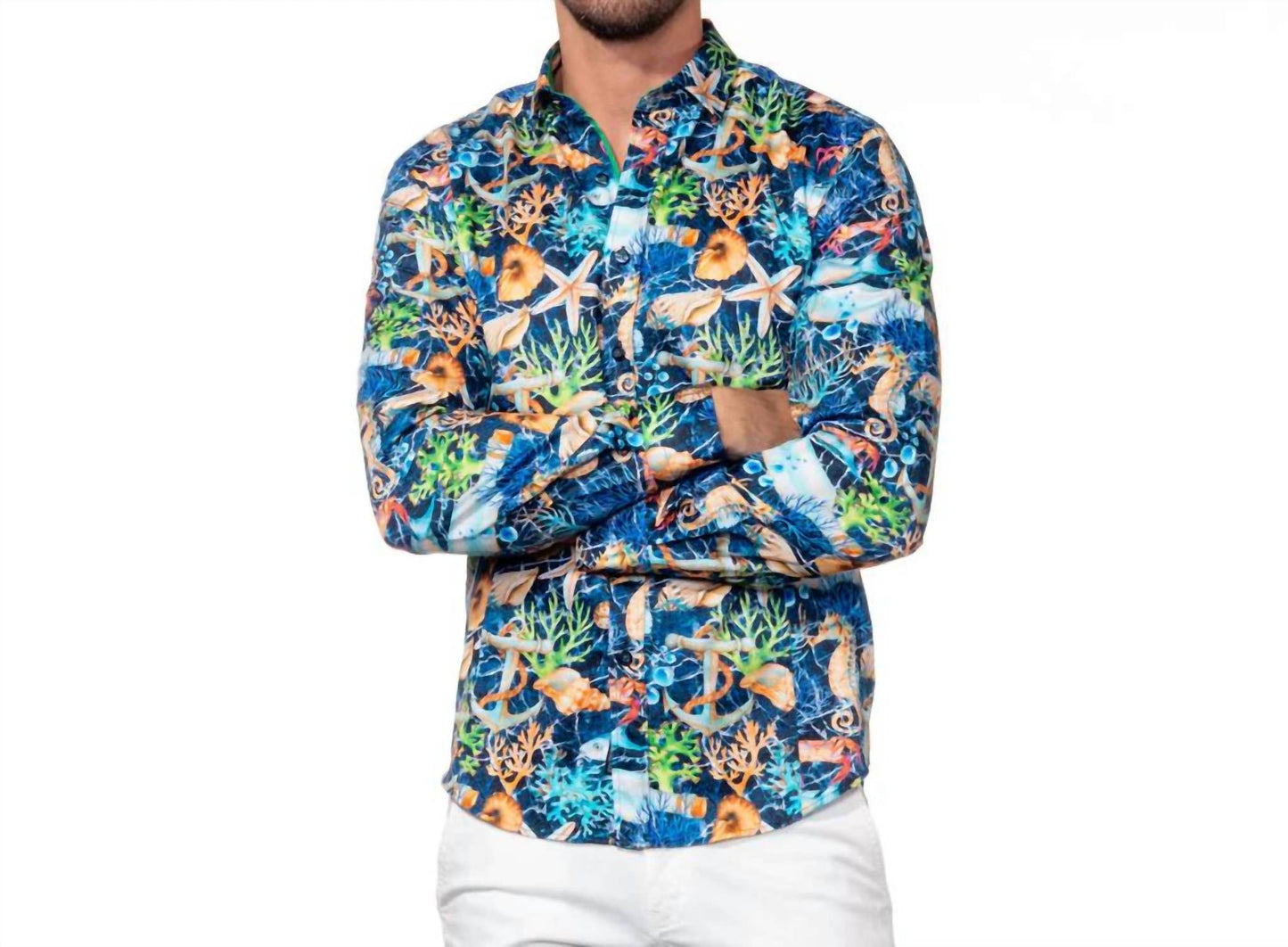 Under The Sea Button Down Shirt
