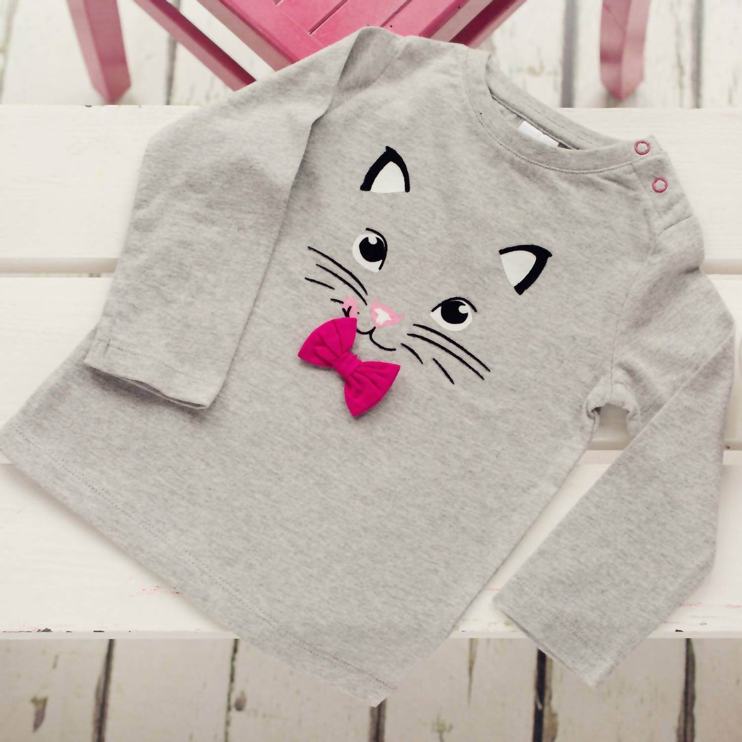 Blade and Rose - Baby Girls Katie Kitten Top - Rack Hunt -