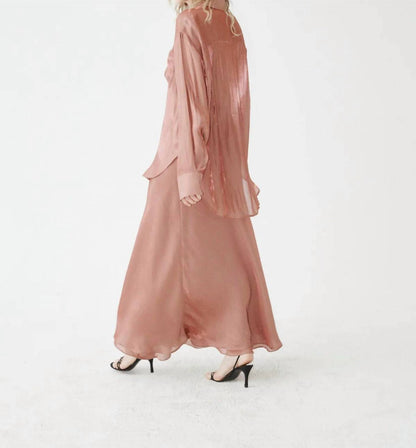 ORGANZA MAXI SKIRT