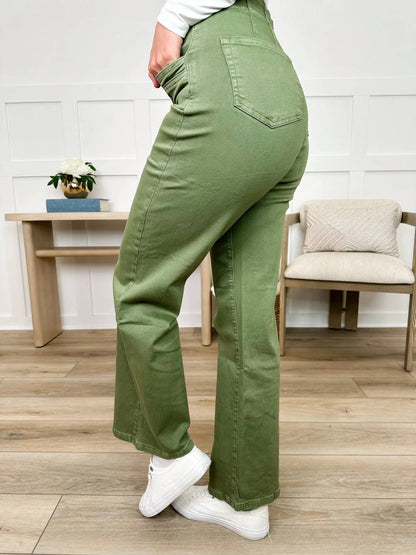 Zoe High-rise Wide Leg Jeans