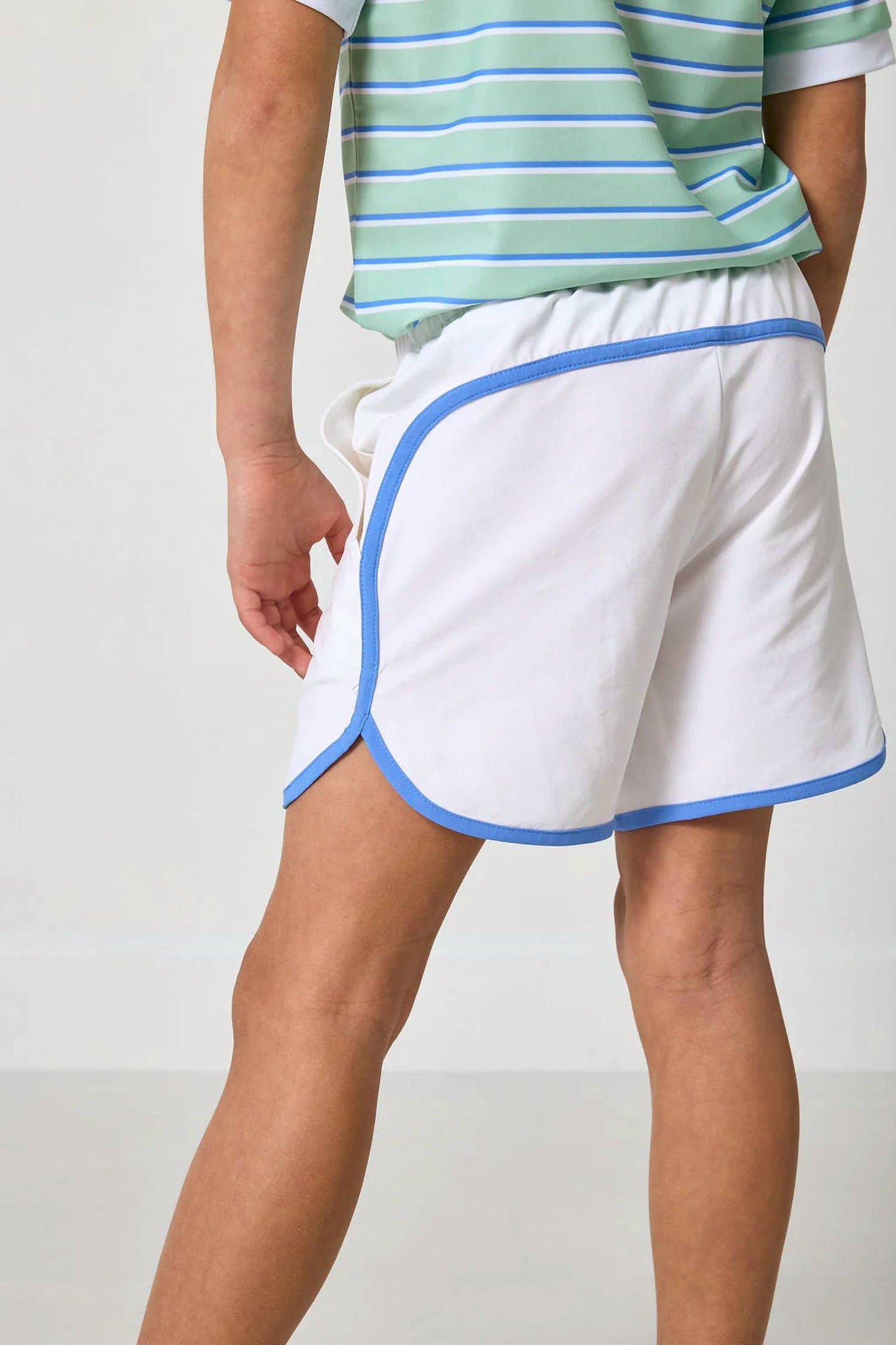 Kids' Retro Super Short With Piping