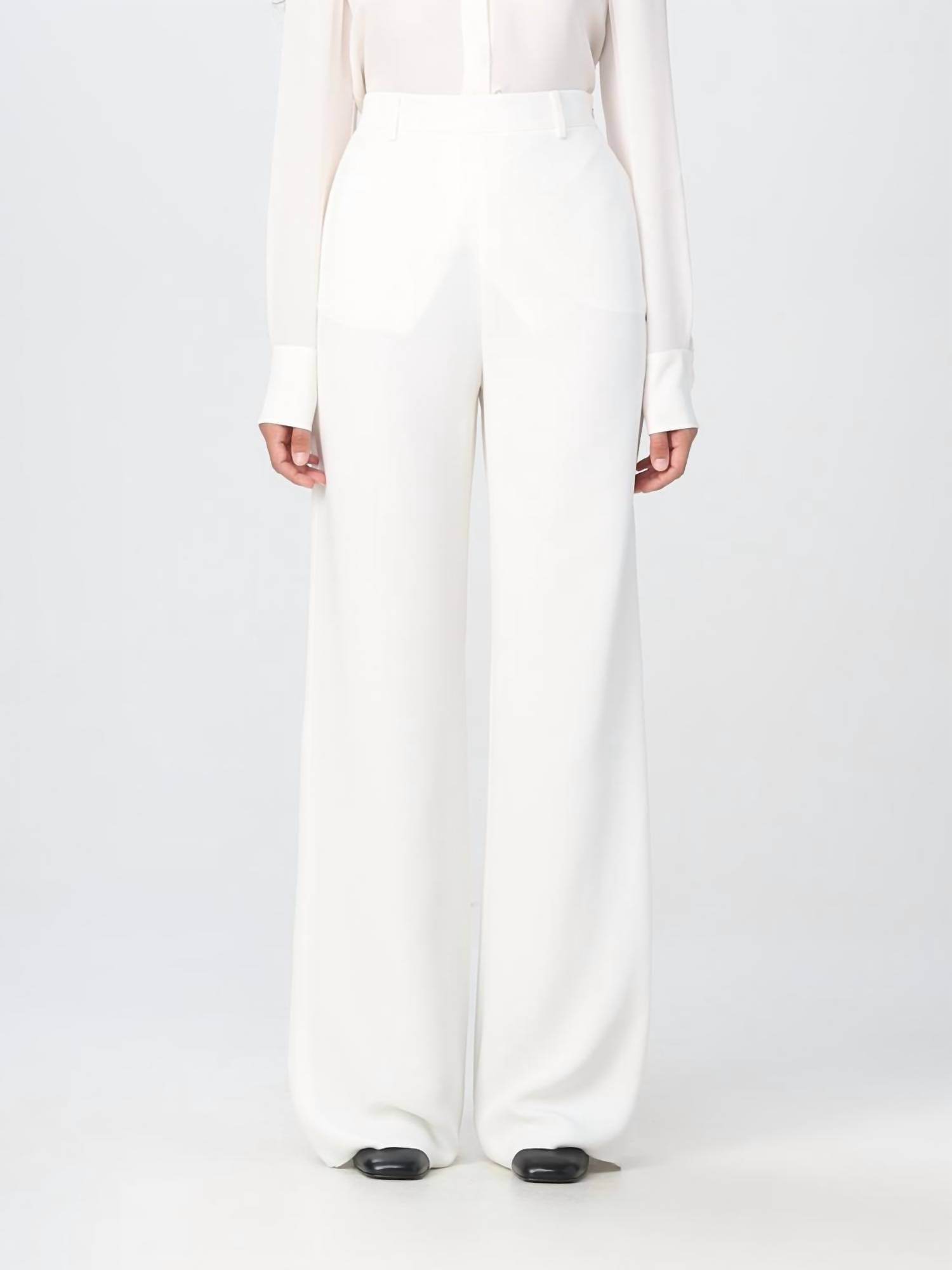 Valentino - Cady Couture Wide Leg Pants - Rack Hunt