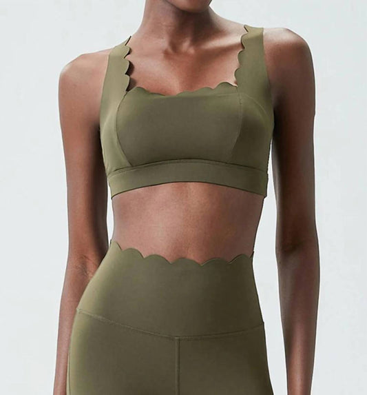 Scallop Sport Bra