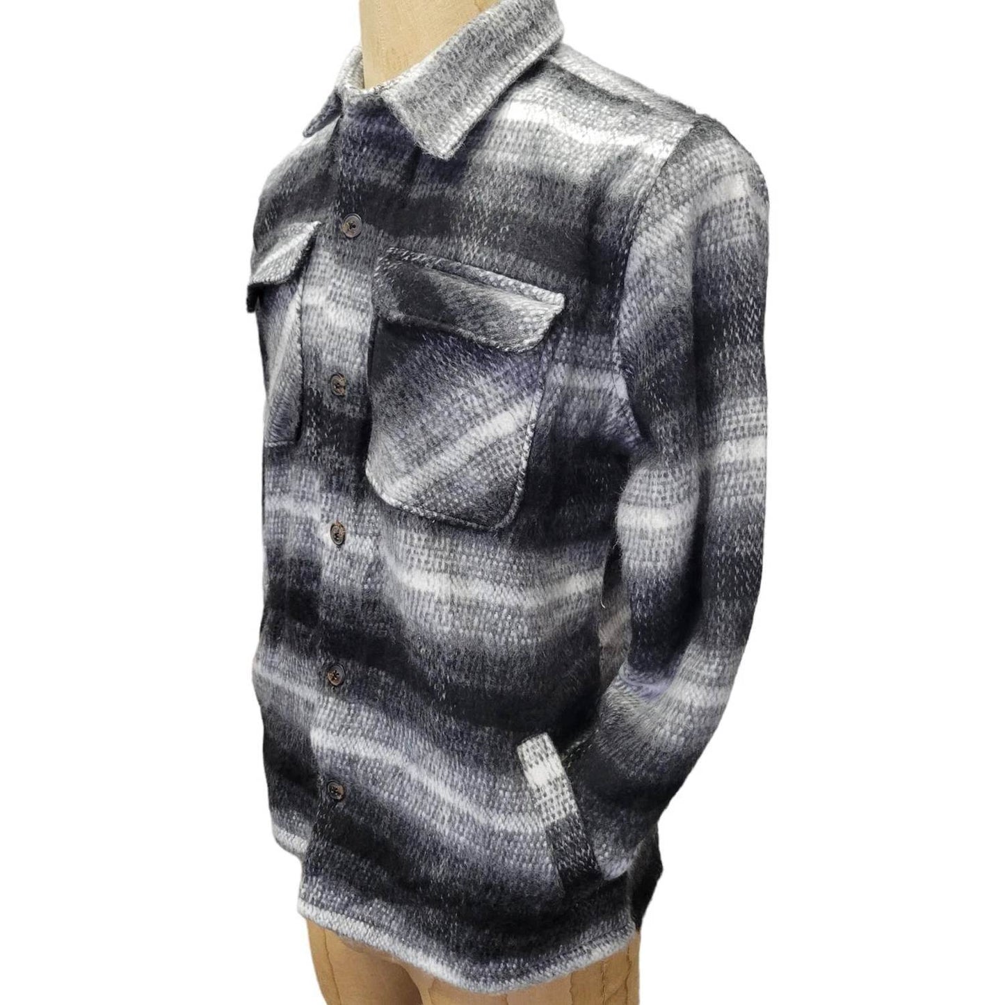 RNT23 - Men's Cotton Polyester Shirt Jacket - Rack Hunt -