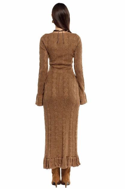 Gretta Ruffle Maxi Dress