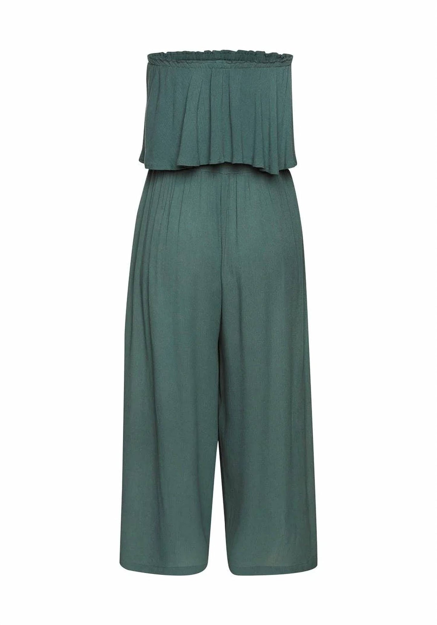 Flowy Strapless Culotte Jumpsuit