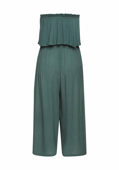 Flowy Strapless Culotte Jumpsuit