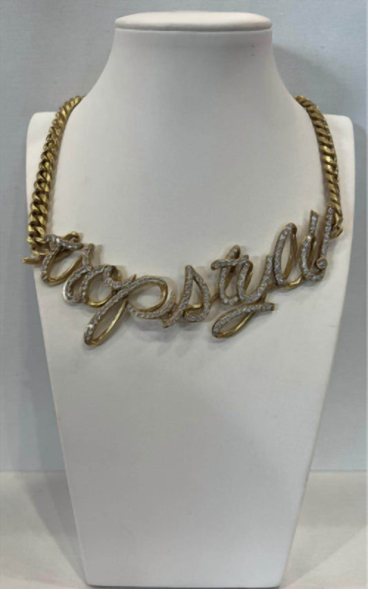 Nanni Jewelry - Pleated Chain Necklace - Rack Hunt -