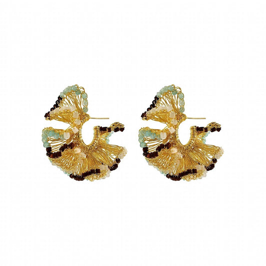 Women's Rio Hoops Handmade Crochet Earrings