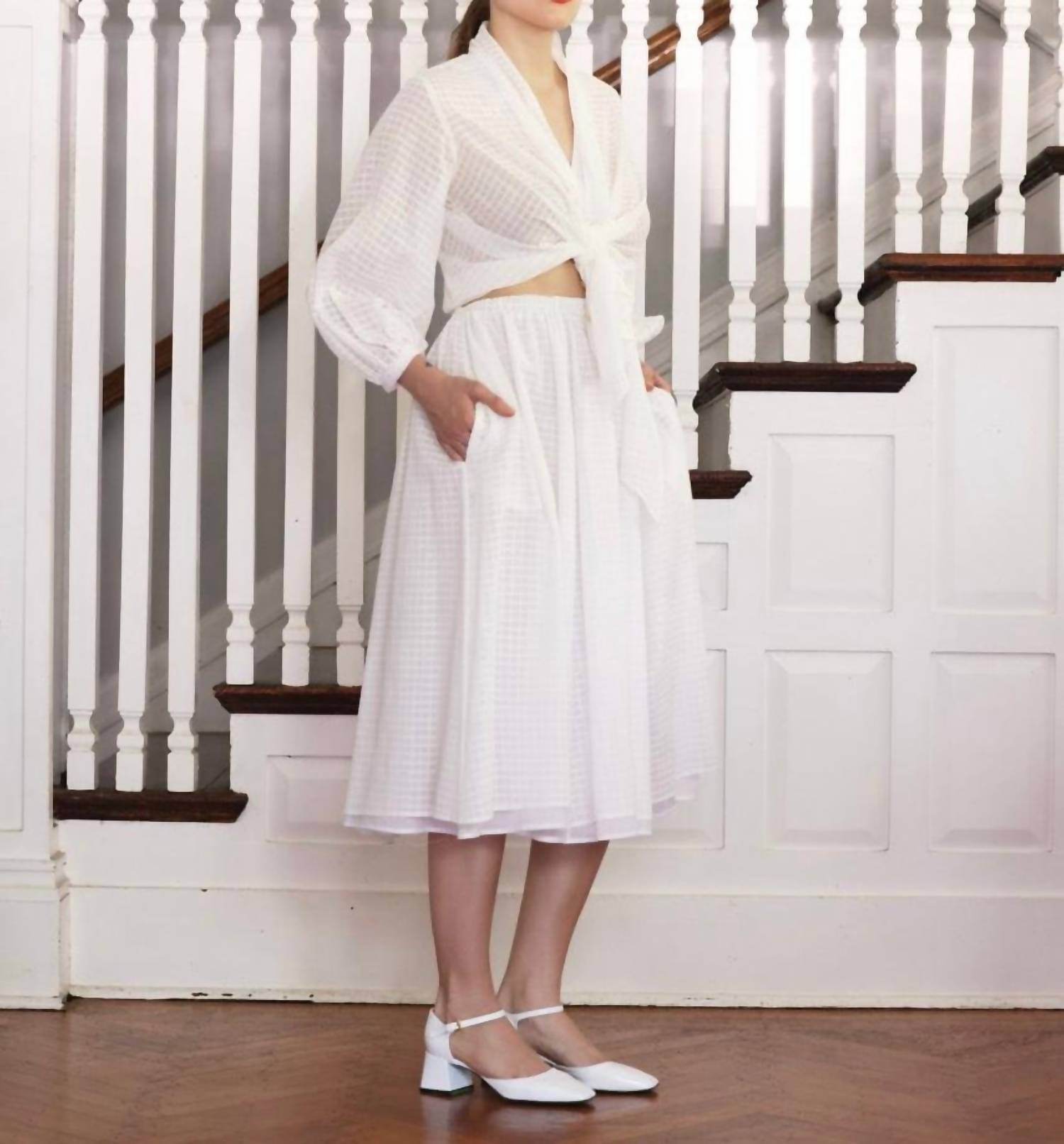 Rose Velvet - Erica Midi Skirt - Rack Hunt -